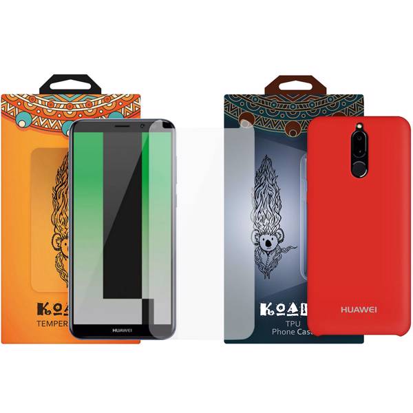 کاور کوالا مدل سیلیکونی مناسب برای گوشی موبایل هوآوی Mate 10 Lite به همراه محافظ صفحه نمایش