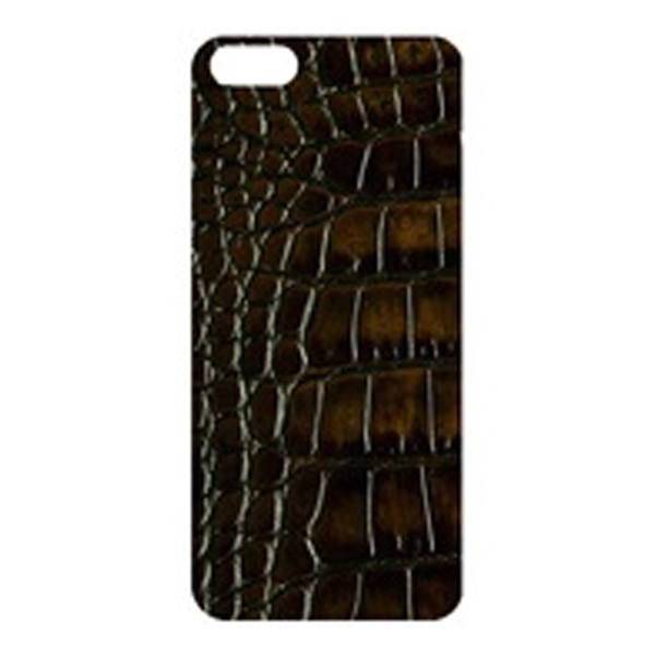 Vorya Leather Skin For Iphone 5 Hazelnut Croco Cover، کاور چرمی وریا برای آیفون 5 مدل هزلنات کروکو