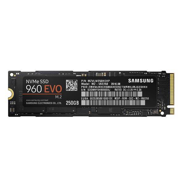 Samsung 960 Evo Internal SSD Drive - 250GB، اس اس دی اینترنال سامسونگ مدل 960 Evo ظرفیت 250 گیگابایت