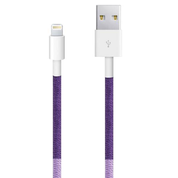 Vod Ex C-48 USB To Lightning Cable 1m، کابل تبدیل USB به Lightning ود اکس مدل C-48 به طول 1 متر