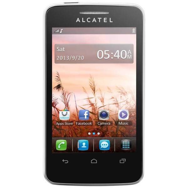 Alcatel One Touch TRIBE 3040D Dual SIM Mobile Phone، گوشی موبایل آلکاتل One Touch TRIBE 3040D دو سیم کارت