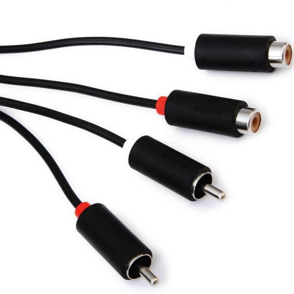 Prolink PB102 2 RCA Plugs To 2 RCA Sockets Cable 3m، کابل افزایش طول RCA × 2 پرولینک مدل PB102 به طول 3 متر
