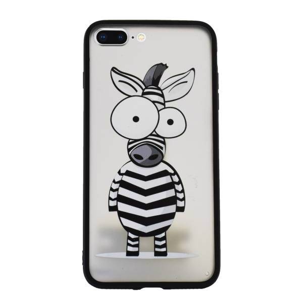 Kenzo Zebra Pc Case For Iphone 7Plus/8Plus، کاور سخت دور ژله ای کنزو مدل Zebra مناسب برای آیفون 7 پلاس / 8 پلاس
