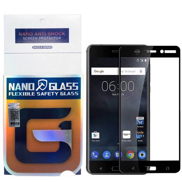 Nano Glass 5D Screen Protector For Nokia 6، محافظ صفحه نمایش نانو گلس مدل 5D مناسب برای گوشی موبایل نوکیا 6