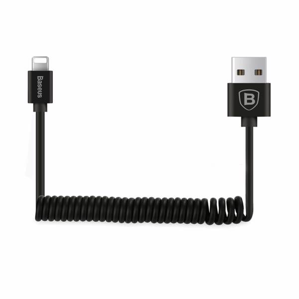 Baseus CAMCLGTC-EL01 USB To Lightning Cable 1.6 M، کابل تبدیل USB به لایتنینگ باسئوس مدل CAMCLGTC-EL01 طول 1.6 متر