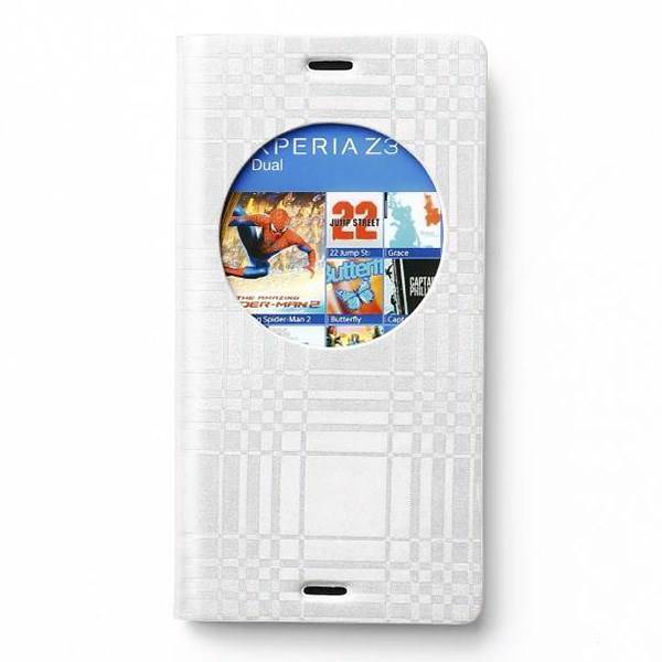 Sony Xperia Z3 Zenus Zview Mono Check Diary Cover، کیف زیناس زد ویو مونو چک دایری مناسب برای گوشی سونی اکسپریا زد 3