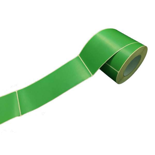 Green Paper Label - 200 pcs، برچسب پرینتر لیبل زن مدل ST100250 رول 200 عددی