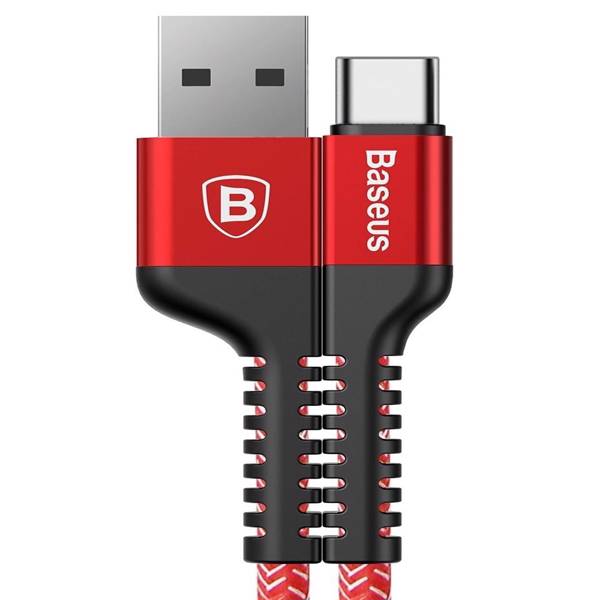 Baseus USB to USB Type-c Cable 100cm، کابل تبدیل USB به USB Type-c باسئوس طول 100 سانتی متر
