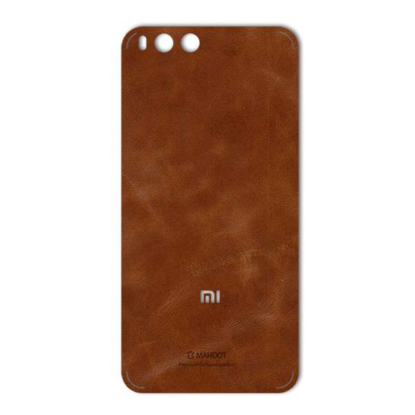 MAHOOT Buffalo Leather Special Sticker for Xiaomi Mi6، برچسب تزئینی ماهوت مدل Buffalo Leather مناسب برای گوشی Xiaomi Mi6