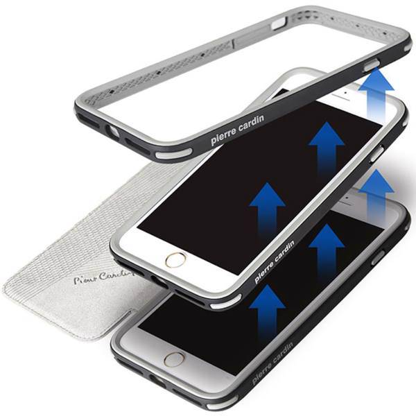 Pierre Cardin PCV-P01 Leather Cover For IPhone8/Iphone7، کاور چرمی پیرکاردین مدل PCV-P01 مناسب برای گوشی آیفون 8 و آیفون 7