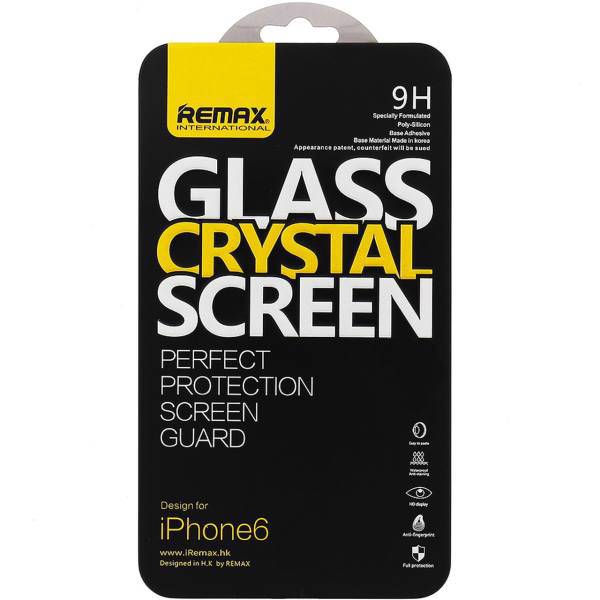 Remax Glass Screen Protector For Apple iPhone 6، محافظ صفحه نمایش شیشه ای ریمکس مناسب برای آیفون 6