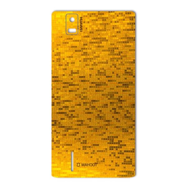 MAHOOT Gold-pixel Special Sticker for Huawei Ascend P2، برچسب تزئینی ماهوت مدل Gold-pixel Special مناسب برای گوشی Huawei Ascend P2