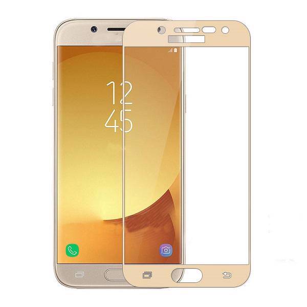 Tempered Full Cover Glass Screen Protector For Samsung Galaxy J5 Pro، محافظ صفحه نمایش تمپرد مدل Full Cover مناسب برای گوشی موبایل سامسونگ J5 Pro