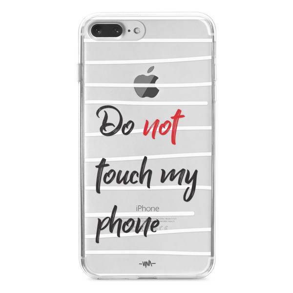 Do not touch my phone Case Cover For iPhone 7 plus/8 Plus، کاور ژله ای مدلDo not touch my phone مناسب برای گوشی موبایل آیفون 7 پلاس و 8 پلاس