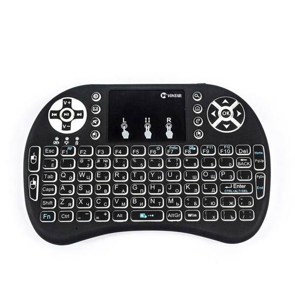 Vontar i8 Mini Wireless Keyboard، کیبورد بی سیم ونتار مدل i8