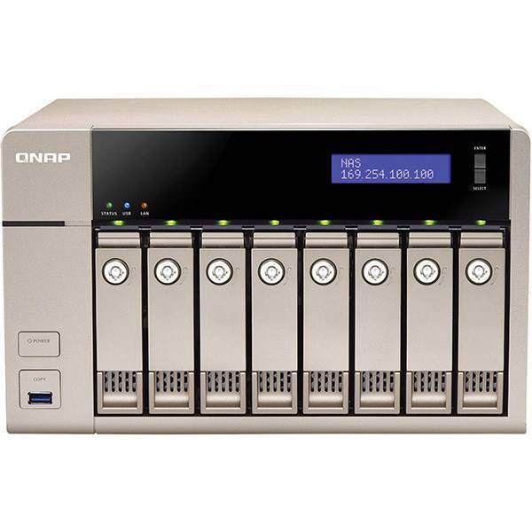 Qnap TVS-863 Plus 16G NASiskless، ذخیره ساز تحت شبکه کیونپ مدل TVS-863 Plus 16G بدون دیسک