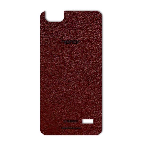 MAHOOT Natural Leather Sticker for Huawei Honor 4c، برچسب تزئینی ماهوت مدلNatural Leather مناسب برای گوشی Huawei Honor 4c