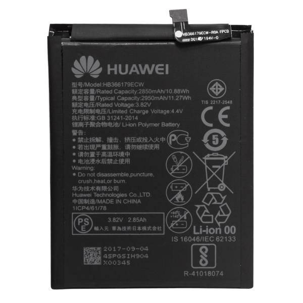 Huawei HB366178ECW 2950mAh Cell Mobile Phone Battery For Huawei Nova 2، باتری موبایل هوآوی مدل HB366178ECW با ظرفیت 2950mAh مناسب برای گوشی موبایل هوآوی Nova 2