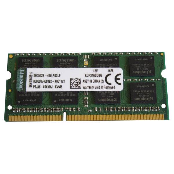 Kingstone DDR3 PC3 12800s MHz RAM 8GB، رم لپ تاپ کینگستون مدل DDR3 PC3 12800S MHz ظرفیت 8 گیگابایت