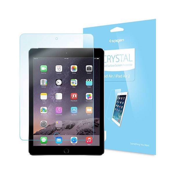 Spigen Crystal Screen Protector For iPad Air/Air 2، محافظ صفحه نمایش اسپیگن مدل Crystal مناسب برای تبلت آی پد ایر و ایر 2