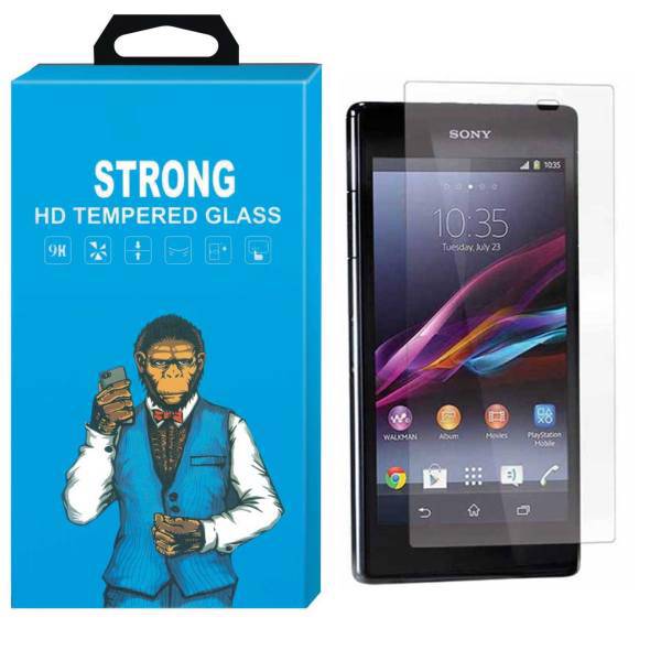 Strong Tempered Glass Screen Protector For Sony Xperia Z1، محافظ صفحه نمایش شیشه ای تمپرد مدل Strong مناسب برای گوشی Sony Xperia Z1