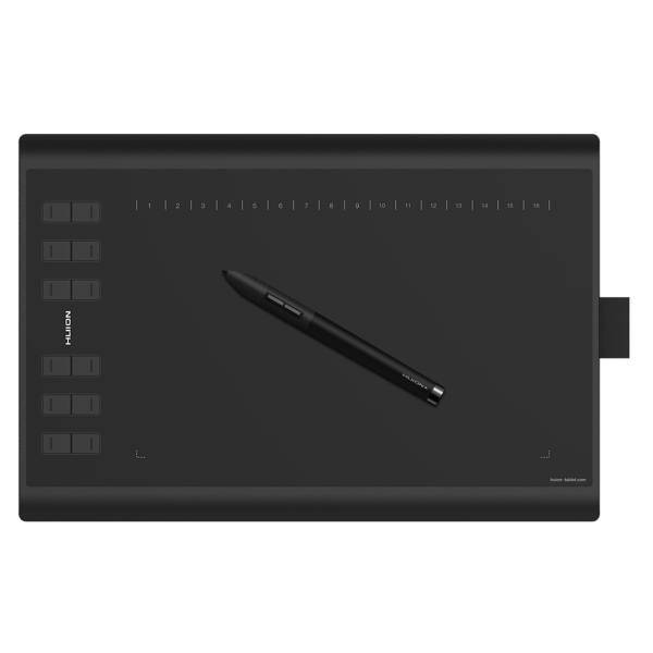 Huion New 1060 Plus Graphic Drawing Tablet، تبلت گرافیکی و قلم نوری هوئیون مدل New 1060 Plus