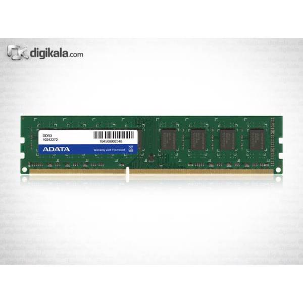 Adata Premier PC3-12800 4GB DDR3 1600MHz 240Pin U-DIMM Ram، رم کامپیوتر ای دیتا مدل Premier DDR3 1600MHz 240Pin Unbuffered DIMM ظرفیت 4 گیگابایت