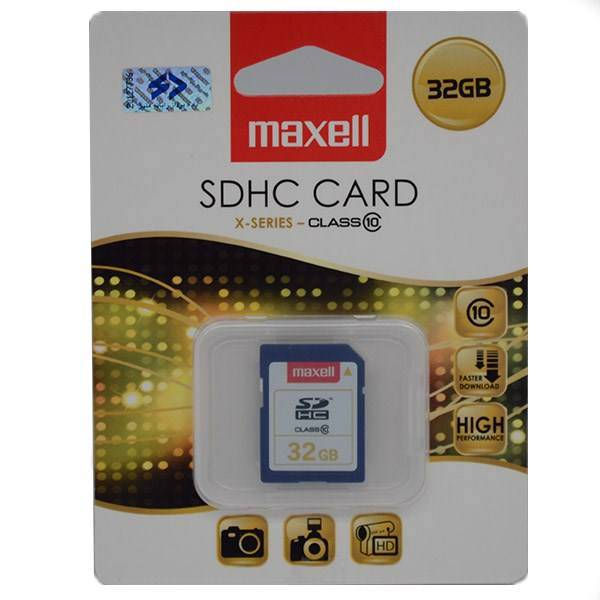 Maxell SDHC Card 32GB x-Series Class 10، کارت حافظه مکسل SDHC Card 32GB x-Series Class 10
