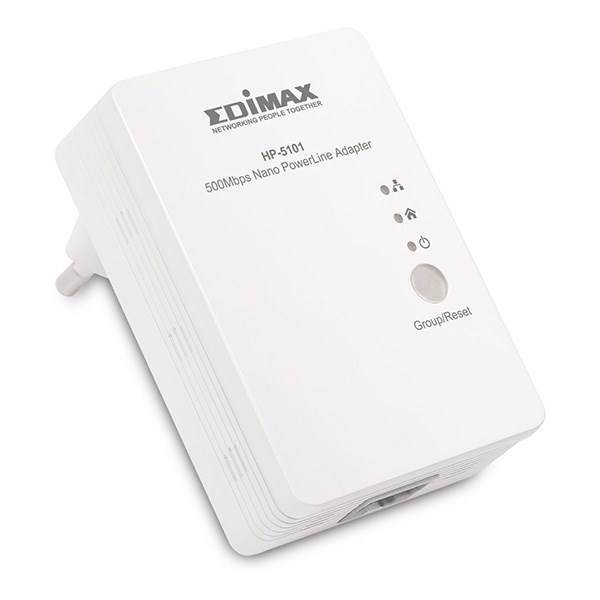 Edimax HP-5101 500Mbps Nano PowerLine Adapter، گسترش دهنده پاورلاین ادیمکس مدل HP-5101