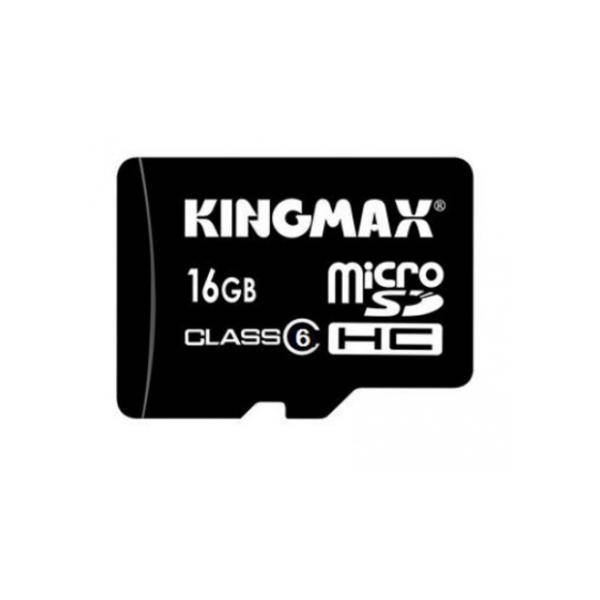 KINGMAX Class 6 6MBps MicroSDHC With Adapter - 16GB، کارت حافظه microSDHC کینگ مکس کلاس 6 سرعت 6Mbps همراه با آداپتور SD ظرفیت 16 گیگابایت