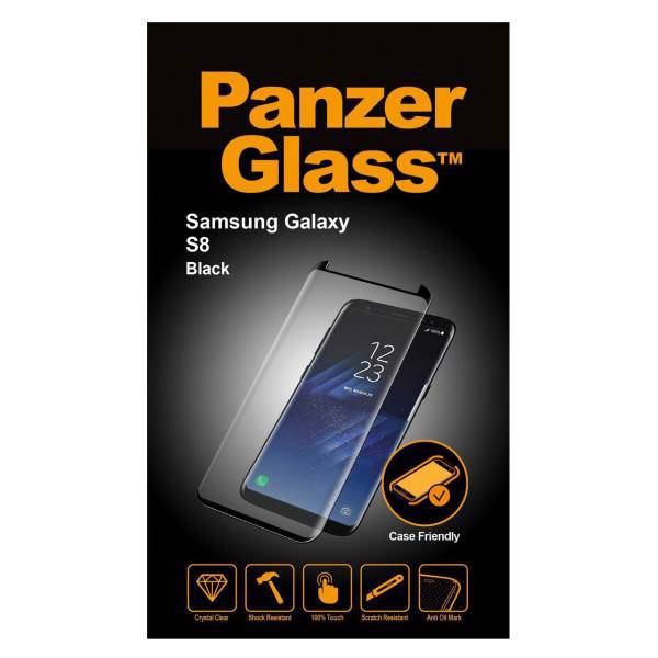 Panzer Glass Galaxy S8 Plus، محافظ صفحه نمایش پنزر گلس مناسب برای گوشی موبایل سامسونگ Galaxy S8 Plus
