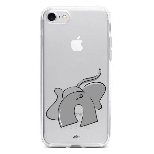 Big Gray Case Cover For iPhone 7 /8، کاور ژله ای وینا مدل Big Gray مناسب برای گوشی موبایل آیفون 7 و 8