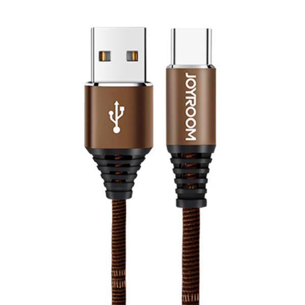 JOYROOM SL316 Type-C To USB data cable fast charging 120cm، کابل تبدیل USB به Type-C جوی روم مدل S-L316 Armor به طول 1.2 متر