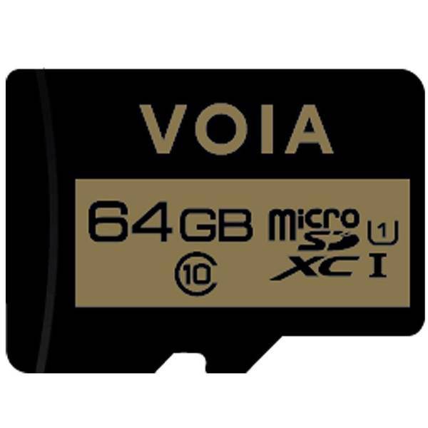 Voia UHS-I U1 Class 10 microSDXC - 64GB، کارت حافظه‌ microSDXC وویا کلاس 10 استاندارد UHS-I U1 ظرفیت 64 گیگابایت