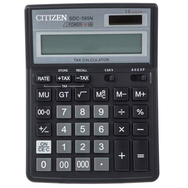 Citizen SDC-395N Calculator، ماشین حساب سیتیزن مدل SDC-395N