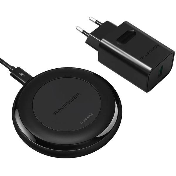 RAVpower RP-PC058-2A-10w Wireless Charger، شارژر بی سیم راو پاور مدل RP-PC058-2A-10w