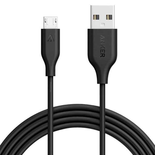 Anker A8133 PowerLine USB To microUSB Cable 1.8m، کابل تبدیل USB به microUSB انکر مدل A8133 PowerLine طول 1.8 متر