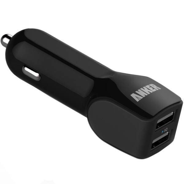 Anker A2301 2 Port USB Car Charger، شارژر فندکی دو پورت انکر مدل A2301