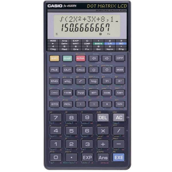 Casio FX-4500PA Calculator، ماشین حساب کاسیو FX-4500PA