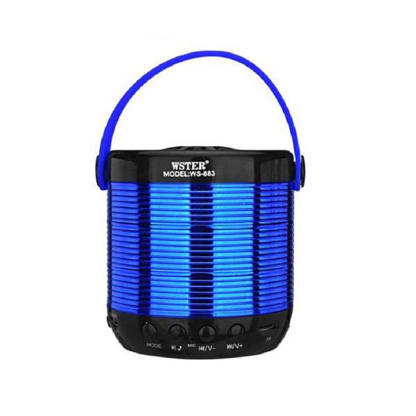 Wster WS-883 Portable Bluetooth Speaker، اسپیکر بلوتوثی قابل حمل وستر مدل WS-883