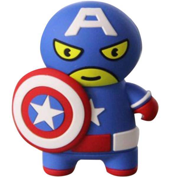 Captain America 8800mAh Power Bank، شارژر همراه مدل Captain America با ظرفیت 8800 میلی آمپر