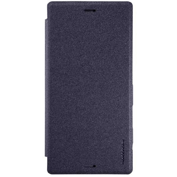 Nillkin New Leather Sparkle Flip Cover For Sony Xperia XZ، کیف کلاسوری نیلکین مدل New Leather Sparkle مناسب برای گوشی موبایل سونی Xperia XZ