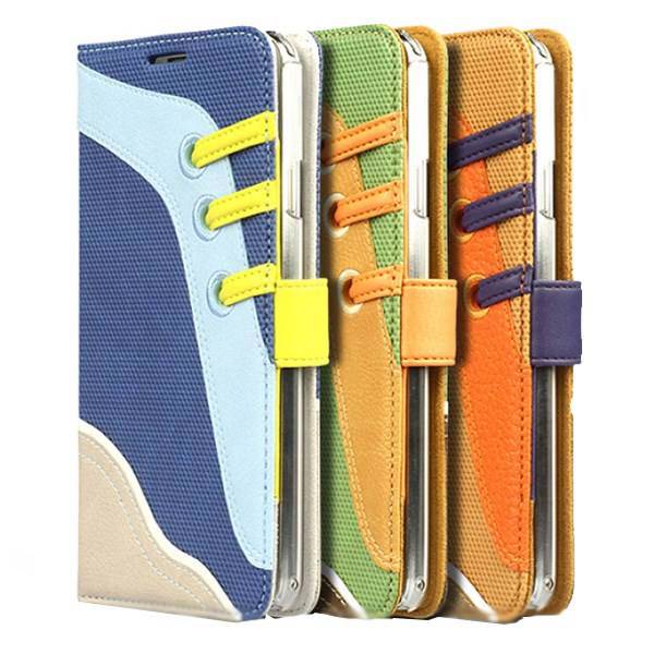 Zenus Sneaker Bar Flip Cover Samsung Galaxy Note 3، کیف کلاسوری زیناس اسنیکر بار سامسونگ گلکسی نوت 3