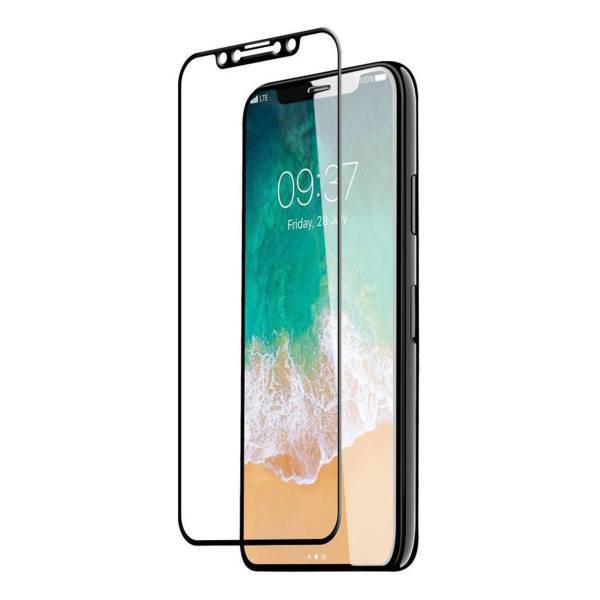 Full Cover Glass Screen Protector For iPhone X/10، محافظ صفحه نمایش مدل Full Cover Glass مناسب برای گوشی موبایل آیفون X/10