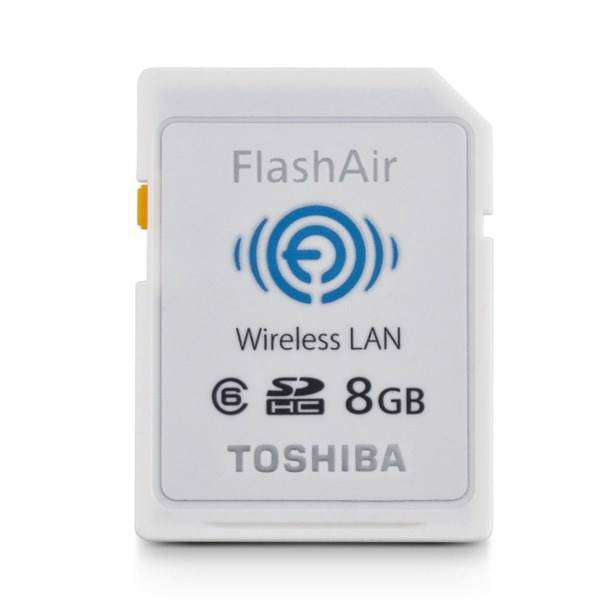 Toshiba Flash Air W-02 SD-R008GR7AL01 Class 6 SDHC - 8GB، کارت حافظه SDHC توشیبا مدل Flash Air W-02 SD-R008GR7AL01 کلاس 6 ظرفیت 8 گیگابایت