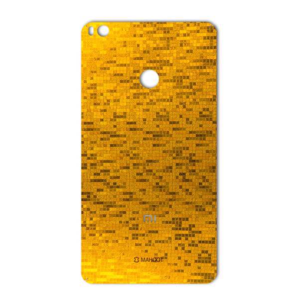 MAHOOT Gold-pixel Special Sticker for Xiaomi Mi Max 2، برچسب تزئینی ماهوت مدل Gold-pixel Special مناسب برای گوشی Xiaomi Mi Max 2