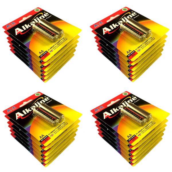 ABC Alkaline AA Battery Pack of 48، باتری قلمی ای بی سی مدل Alkaline بسته 48 عددی