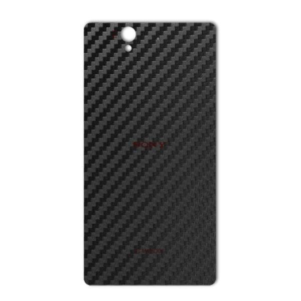 MAHOOT Carbon-fiber Texture Sticker for Sony Xperia Z، برچسب تزئینی ماهوت مدل Carbon-fiber Texture مناسب برای گوشی Sony Xperia Z