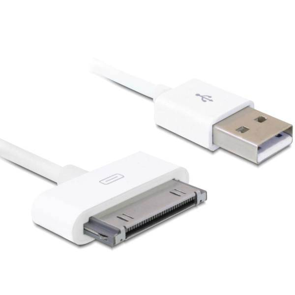 30 _Pin USB 2 Cable for iPod iPhone iPad، کابل شارژ تبدیل USB به 30پین مناسب برای iPod، iPhone،iPad