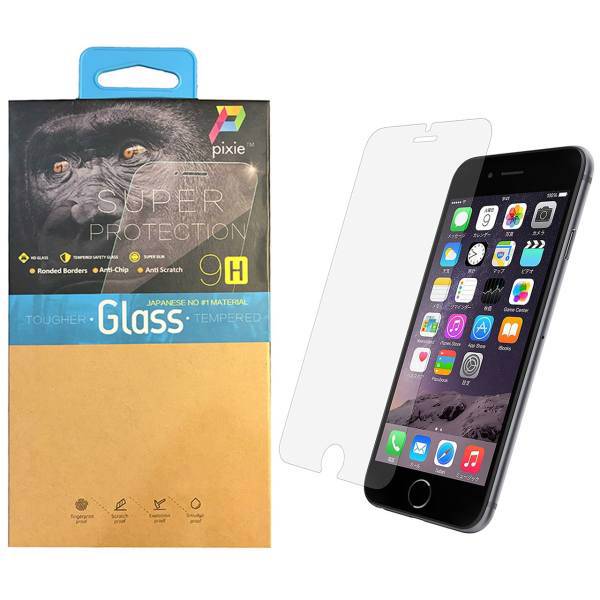 Pixie Clear Full Glue Glass Screen Protector For Apple iPhone 6/6s، محافظ صفحه نمایش تمام چسب شیشه ای پیکسی مدل Clear مناسب برای گوشی اپل آیفون 6/6s